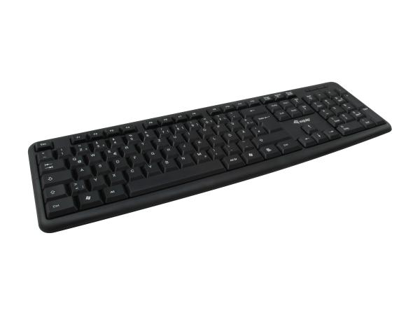 Equip Keyboard+Mouse USB Kabelgebundenes Kombi Set schwarz deutsch